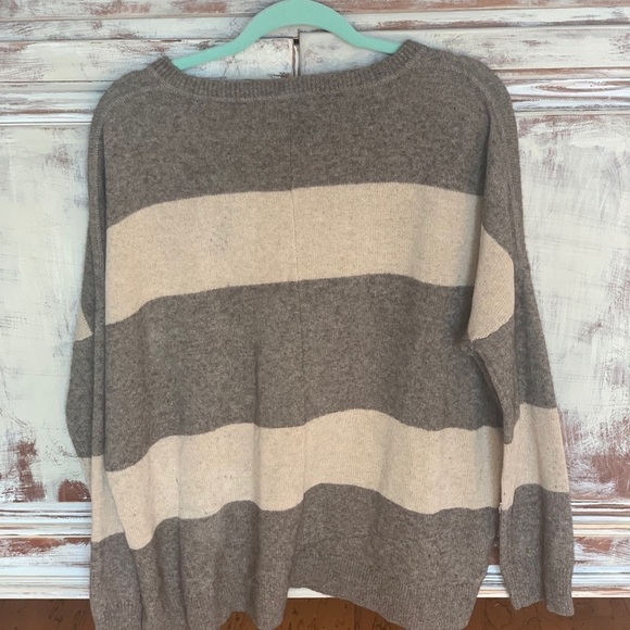 Vince Rugby Striped Wool Crew Neck Sweater​​​​​​​​​ - Picture 6 of 8